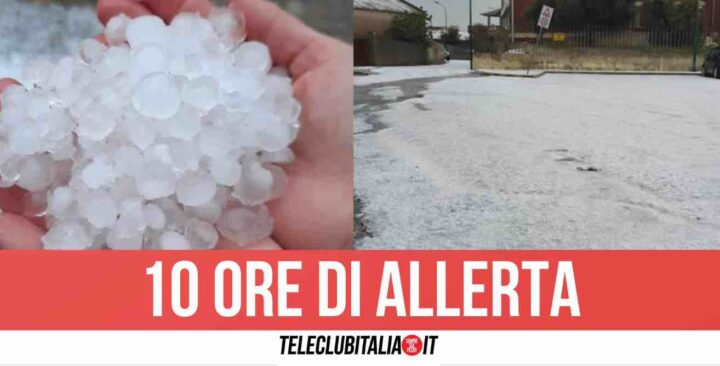 Campania, allerta maltempo nelle prossime ore: prevista anche grandine