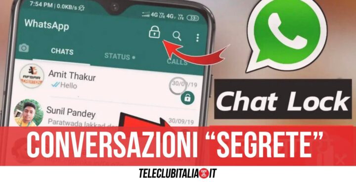 conversazioni segrete chat lock whatsapp