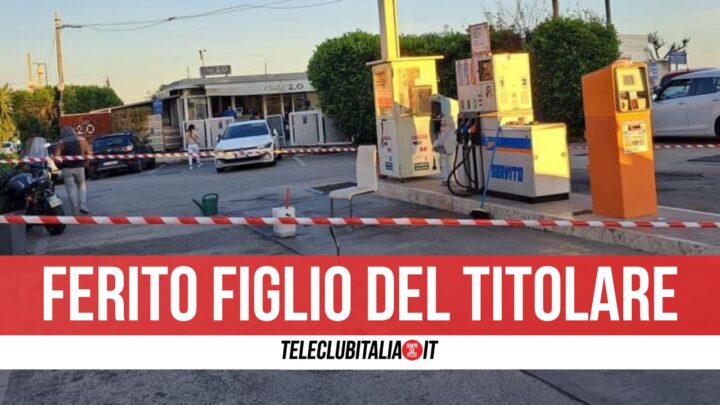 rapina distributore ip campi flegrei pozzuoli