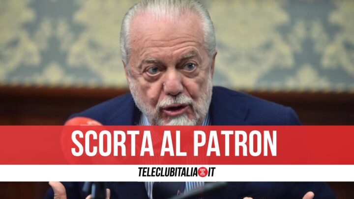 scorta presidente de laurentiis