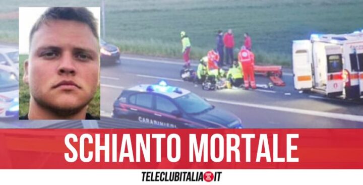 Da Napoli a Maranello per incontrare la fidanzata: Fortunato muore in autostrada