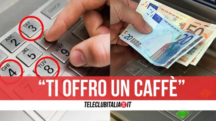 bancomat castel volturno ruba carta