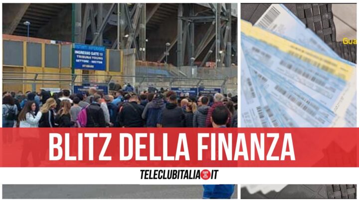 biglietti falsificati napoli blitz finanza