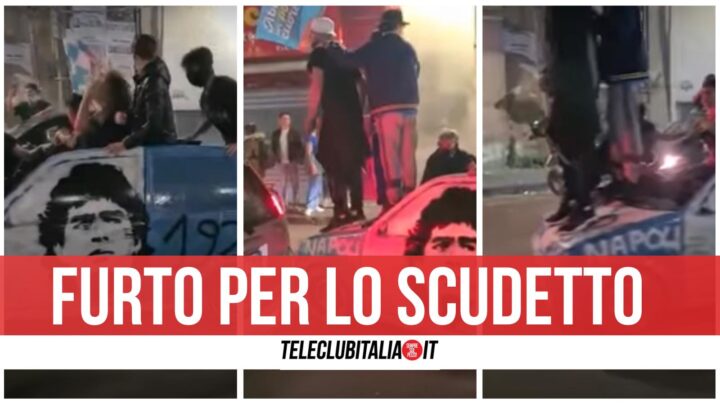 furto afragola auto scudetto