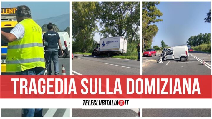 incidente domiziana pescopagano morto