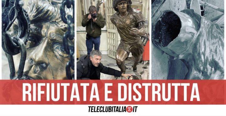 statua maradona domenico sepe