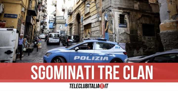 tre clan quartieri spagnoli arrestati