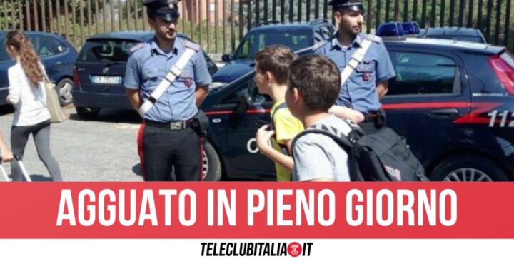 Pomigliano, sparatoria fuori la scuola elementare: un ferito