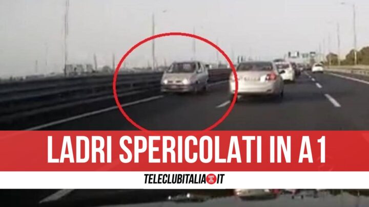 a1 contromano ladri arrestati napoli