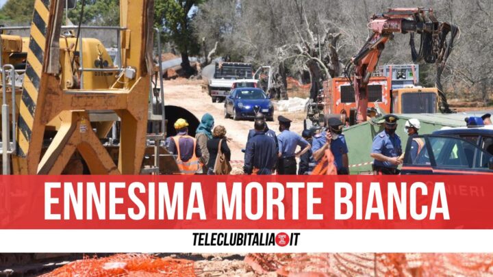 incidente casal di principe morto operaio cantiere