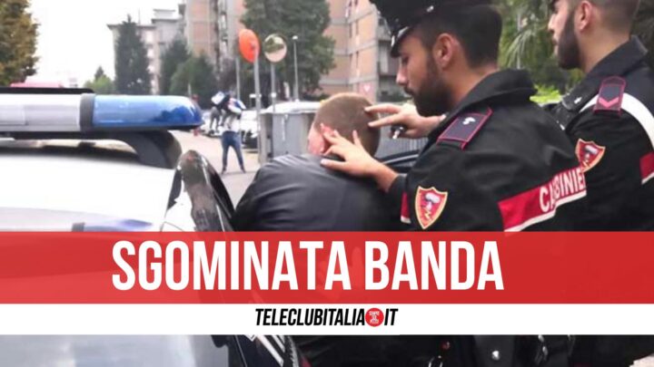 rapinatori giugliano arresti