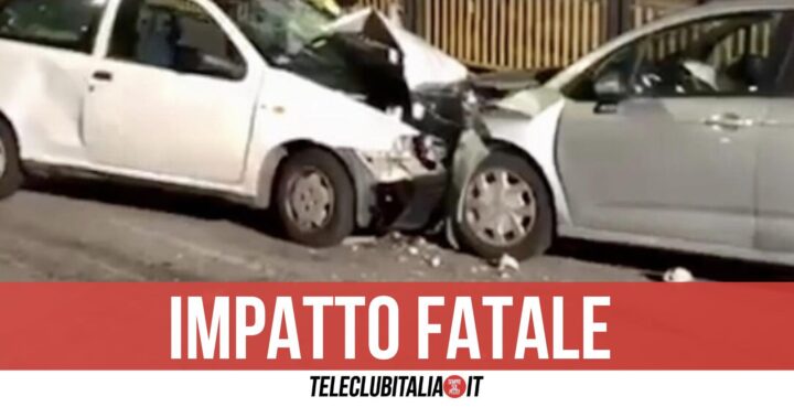 scontro frontale terzigno via panoramica morto feriti