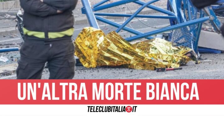 Campania in lutto, si stacca perno della gru e resta schiacciato: morto operaio