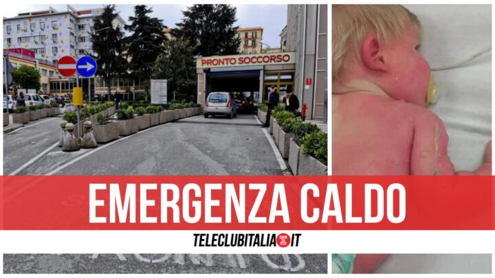 emergenza caldo napoli santobono