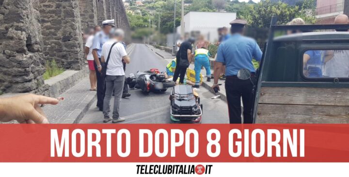 incidente ischia morto