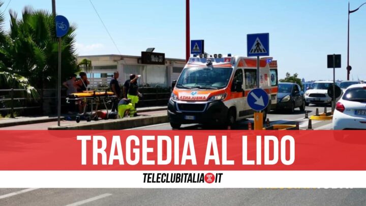 morto lido la conchiglia torre del greco malore