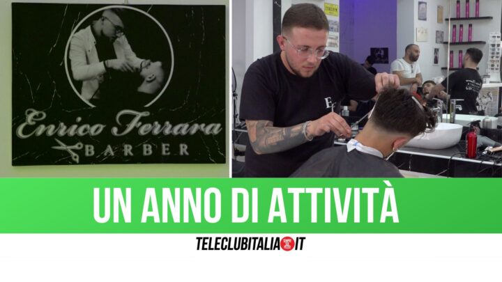 Giugliano, "Enrico Ferrara Barber" festeggia un anno di attività