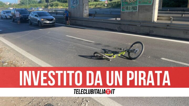 ciclista investito giugliano