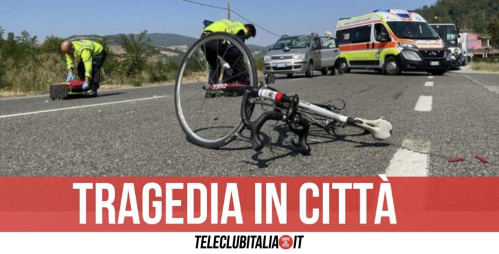 incidente orta di atella investito ciclista