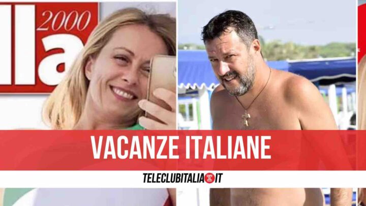 vacanze meloni salvini