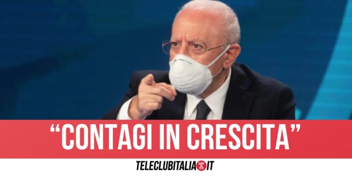 Covid, De Luca: “Stretta su scuole ad ottobre se aumentano i contagi"