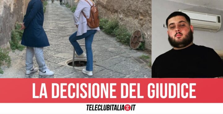 Giugliano, sorpreso nelle fogne di via Cumana: libero e già assolto il 22enne