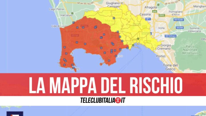 campi flegrei zona gialla zona rossa