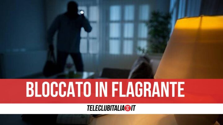 45enne arrestato varcaturo ladro appartamento