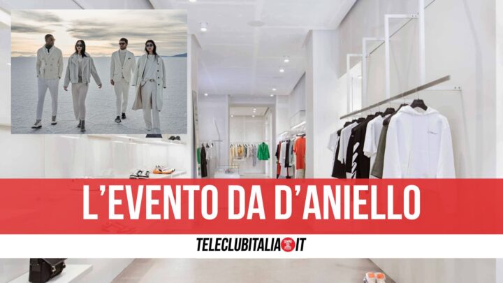 Collezione autunno-inverno 2023 DI Brunello Cucinelli, la presentazione nella boutique D'Aniello