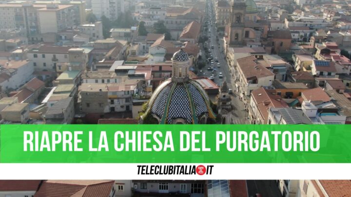 Giugliano, tra un anno riaprirà la chiesa del Purgatorio