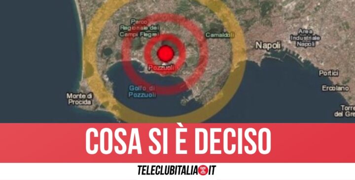 Terremoti nell'area flegrea, nuova riunione in Regione su Sanità e Trasporti