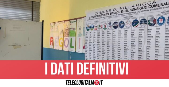 Elezioni a Villaricca, i dati definitivi dell'affluenza alle urne delle ore 15