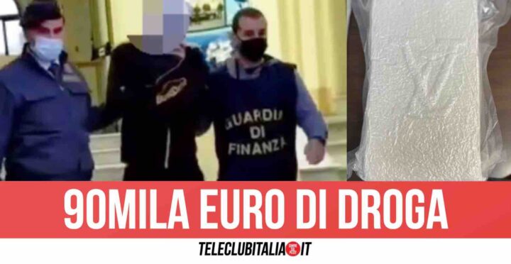 Cocaina di "Louis Vuoitton" nello scooter, arrestato corriere