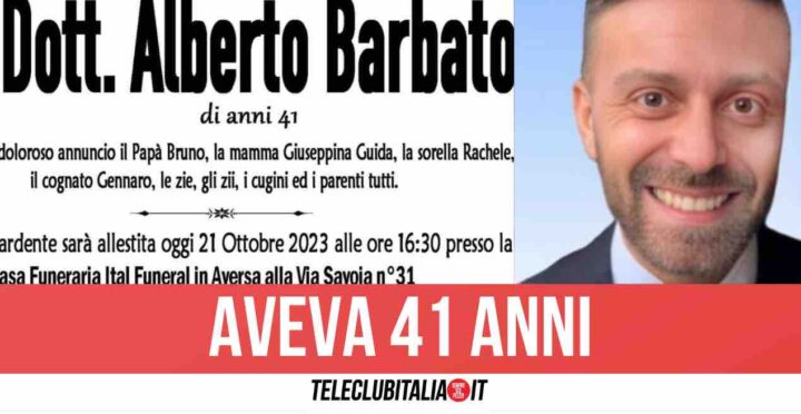 Carinaro in lutto, addio al dottor Alberto Barbato