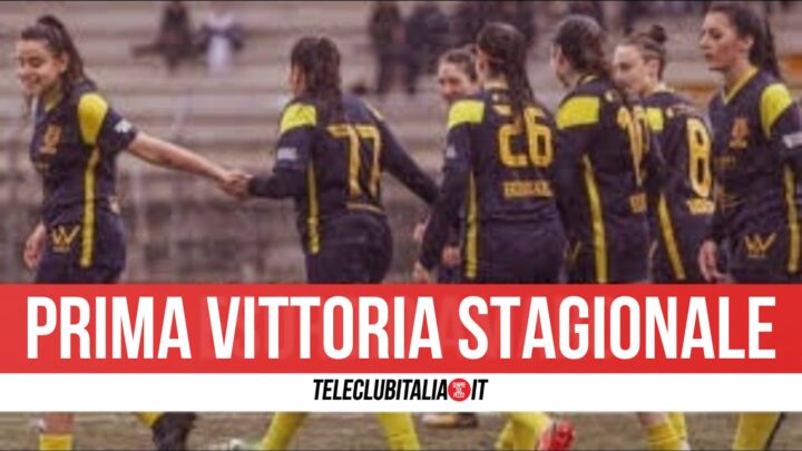 Prima vittoria stagionale per il Giugliano Women