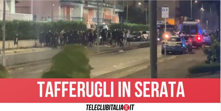 Giugliano, scontri tra tifosi e Polizia dopo partita al De Cristofaro: feriti 3 agenti