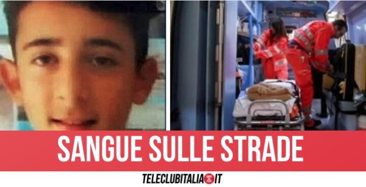 Gragnano, tragico incidente tra auto e scooter: Daniele muore a 19 anni