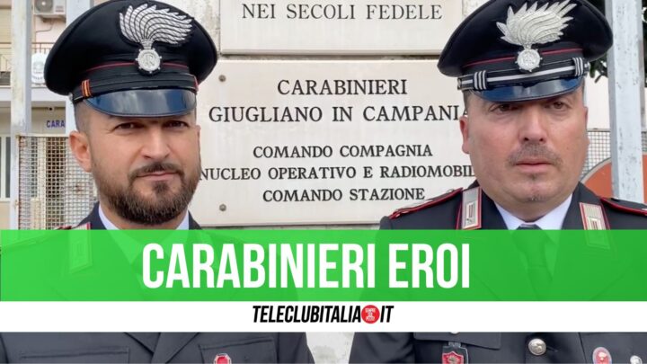 Giugliano, Carabinieri eroi: "Così abbiamo salvato quell'uomo dal suicidio"