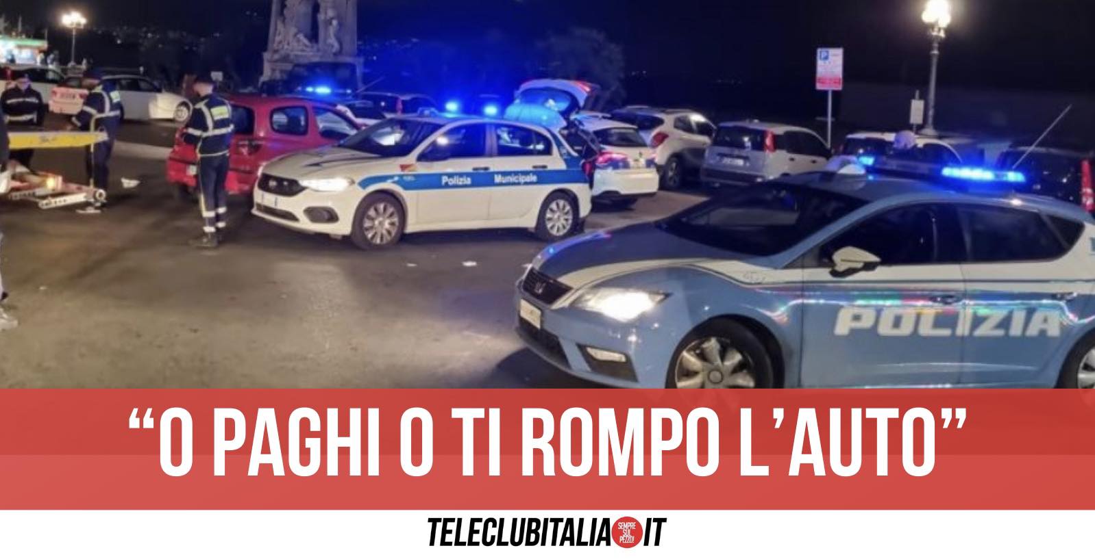 parcheggiatore abusivo arrestato mergellina