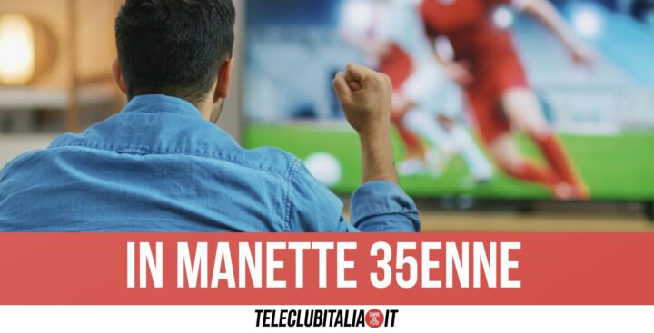 Sant'Antimo, evade dai domiciliari per vedere la partita in Tv con gli amici