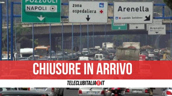 tangenziale chiusure uscite settimana ottobre novembre napoli