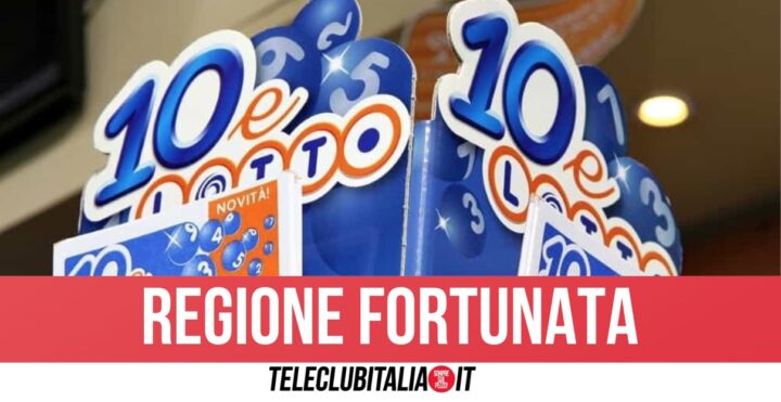 Campania, giocatore fortunato vince con soli 4 euro 50mila euro al 10eLotto