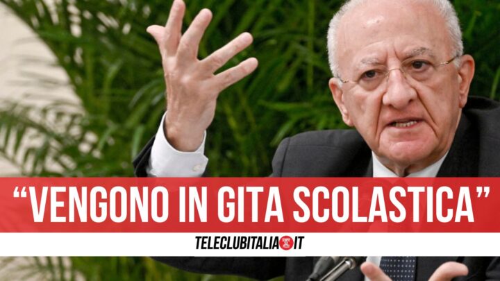 De Luca: "Pellegrinaggio di ministri a Caivano, installeremo una tenda fino alle Europee"