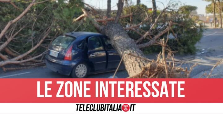 Campania. Forte vento e possibili mareggiate: scatta allerta meteo