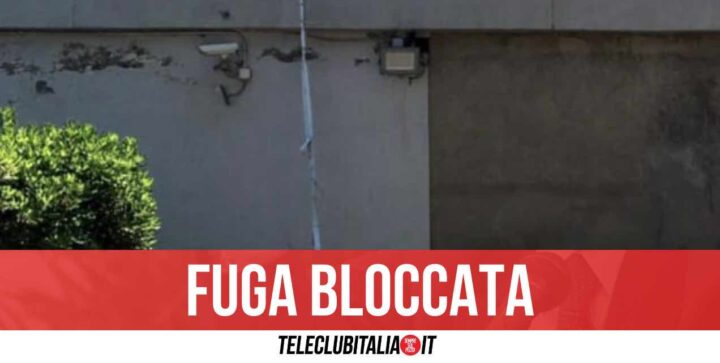 Detenuto in fuga dal carcere di Santa Maria, bloccato dagli agenti