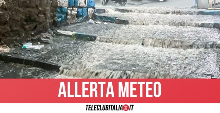 Maltempo in Campania, allerta meteo anche nel weekend: forti temporali e raffiche di vento