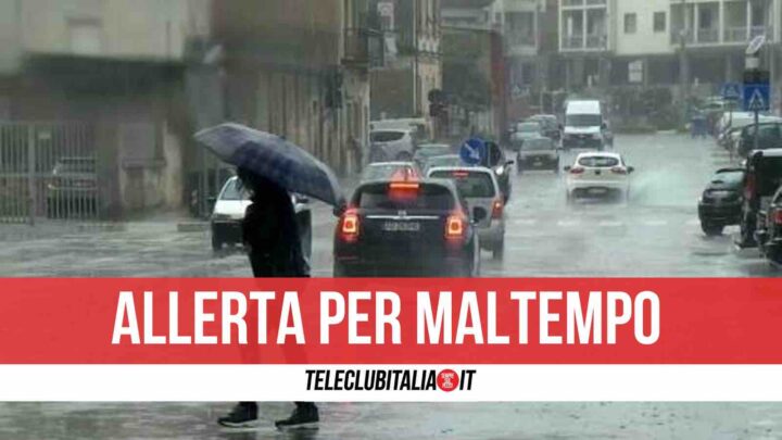 allerta meteo campania 1 2 novembre