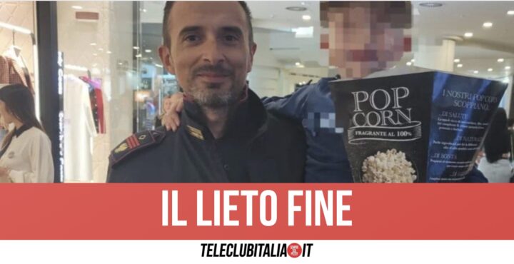 Bimbo di 5 anni si perde nel Centro Commerciale Campania: ritrovato dalla Polizia