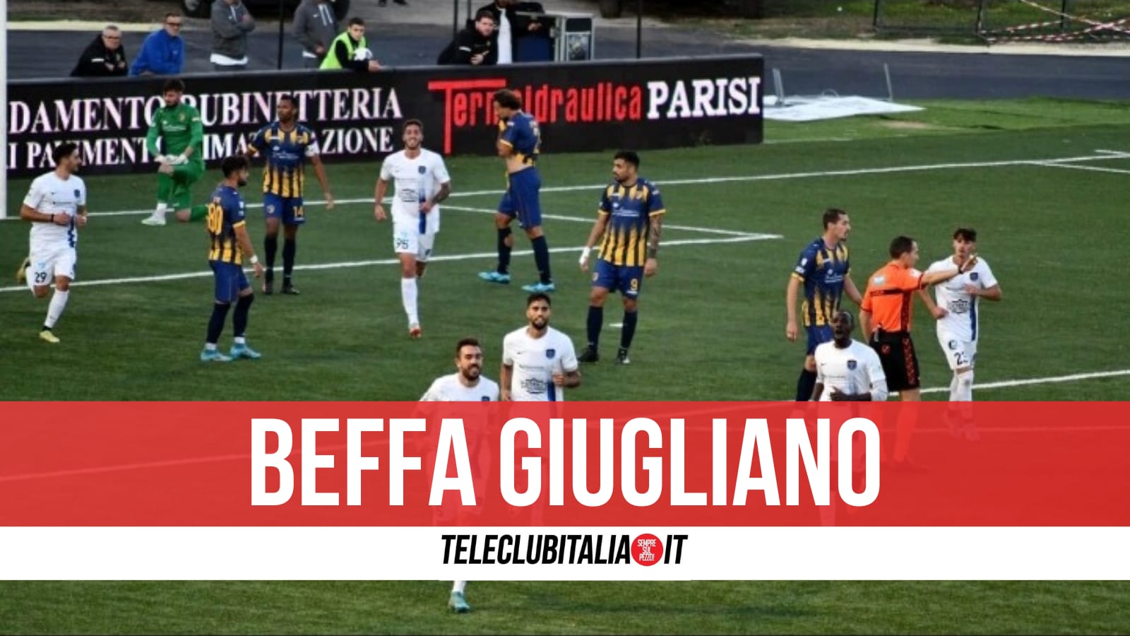 Giugliano beffato nel finale ed eliminato dalla coppa Italia, agli ottavi ci va il Latina