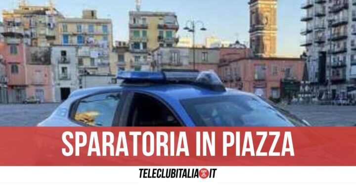 piazza mercato sparatoria ferito 21enne